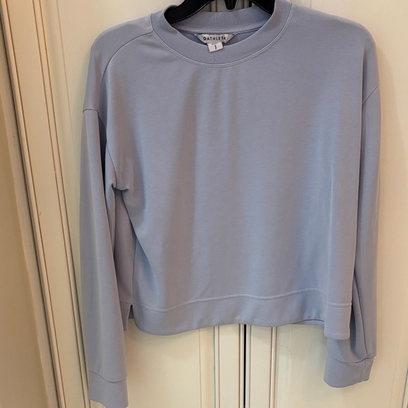 Athleta Tops - Athleta Light Blue super soft Sweatshirt